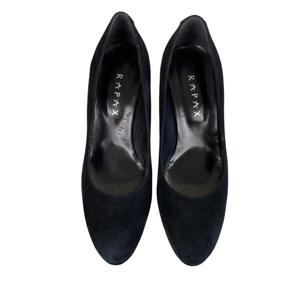 Rapax Black Suede Heels - Picture 4 of 8